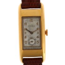 ROLEX - an American 10k gold-filled Prince Observatory Precision Doctor's mechanical wristwatch,