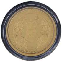 An Australian 2018 Elizabeth II quarter ounce 9999 pure gold twenty five dollars 65th Coronation