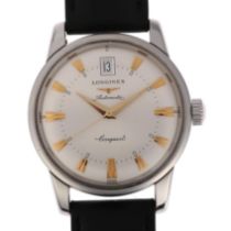 LONGINES - a stainless steel Conquest automatic calendar wristwatch, ref. L1.611.4, circa 1969,