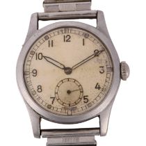 A Second World War Period British Military Issue ATP (Army Trade Pattern) mechanical wristwatch,