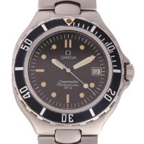 OMEGA - a stainless steel Seamaster Professional 200M 'Pre-Bond' quartz calendar bracelet watch,