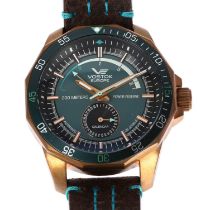 VOSTOK EUROPE - a bronze and stainless steel N1 Rocket automatic calendar wristwatch, ref. NE57-