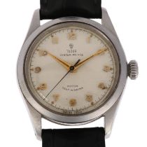 TUDOR - a stainless steel Oyster Prince automatic wristwatch, ref. 7909, circa 1950s, silvered