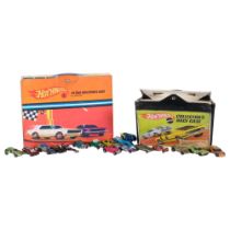 HOT WHEELS ''Redlines'' BY MATTEL - a 1967 x 24-car collector's case, and a 24-car collector's race