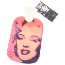 An Andy Warhol design Marilyn Monroe hot water bottle, made by Fashy, from the Andy Warhol Hot Water