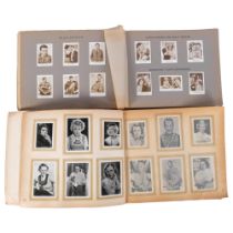 2 x 1930s cigarette albums of film stars