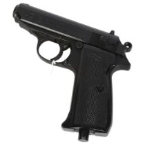 A replica Walther model PPK .177 ball bearing hand pistol (no gas cannister)