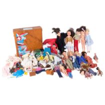 A quantity of Vintage dolls and accessories, mostly associated with Sindy, dolls are either marked