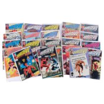 MARVEL COMICS - a group of 43 comics (1987 - 1991), various comics from volume 1 of the Dare Devil