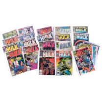 A group of 32 Marvel comics, all comics associated with The Incredible Hulk, including 10 from the