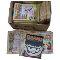 Boxful of Beano comics, 1990s etc