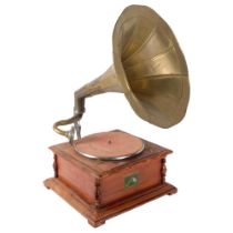 "His Masters Voice", The Gramophone Company Ltd, a Vintage gramophone, and a quantity of 78 speed