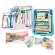 A large quantity of books and ephemera associated with British buses and trams, including the