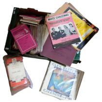 Box of Ordnance Survey books, calendars and ephemera