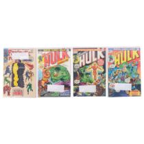 A group of 4 comics, to include Marvel Comics (1967), Silver Age, Fantastic Four, volume 1, no.