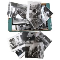 A boxful of photos by Axel Poignant, mostly musicians including Yehudi Menuhin