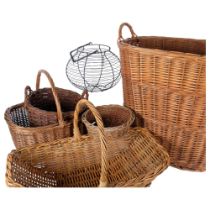 A group of Vintage and other various baskets (5)