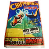 A "Chipperfields" Europe's largest circus and menagerie, performing at Hastings Summerfields,