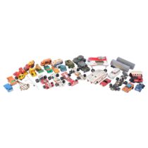 A quantity of loose diecast vehicles, to include Corgi Comics Luna Bug, Matchbox Concorde, Dinky