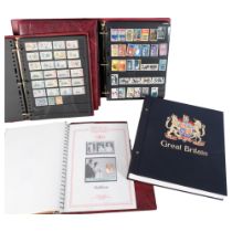 5 various stamp albums, all relating to Great Britain, including a Stanley Gibbons Great Britain no.