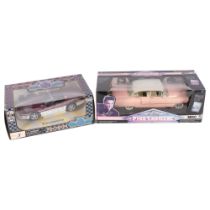 An MRC 1/18 scale diecast Collector's model of Elvis's pink Cadillac, 1955, authorised by