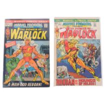 Marvel comics (1972), Marvel Premier - the Power of Warlock nos. 1 and 2, Gil Kane artwork, and