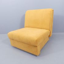 WITHDRAWN - A contemporary metamorphic lounge chair / bed, labelled Sedac-Meral to mechanism