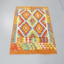 A Chobi Kilim rug. 143x94cm.