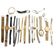 A quantity of Rotary and Seiko wristwatches