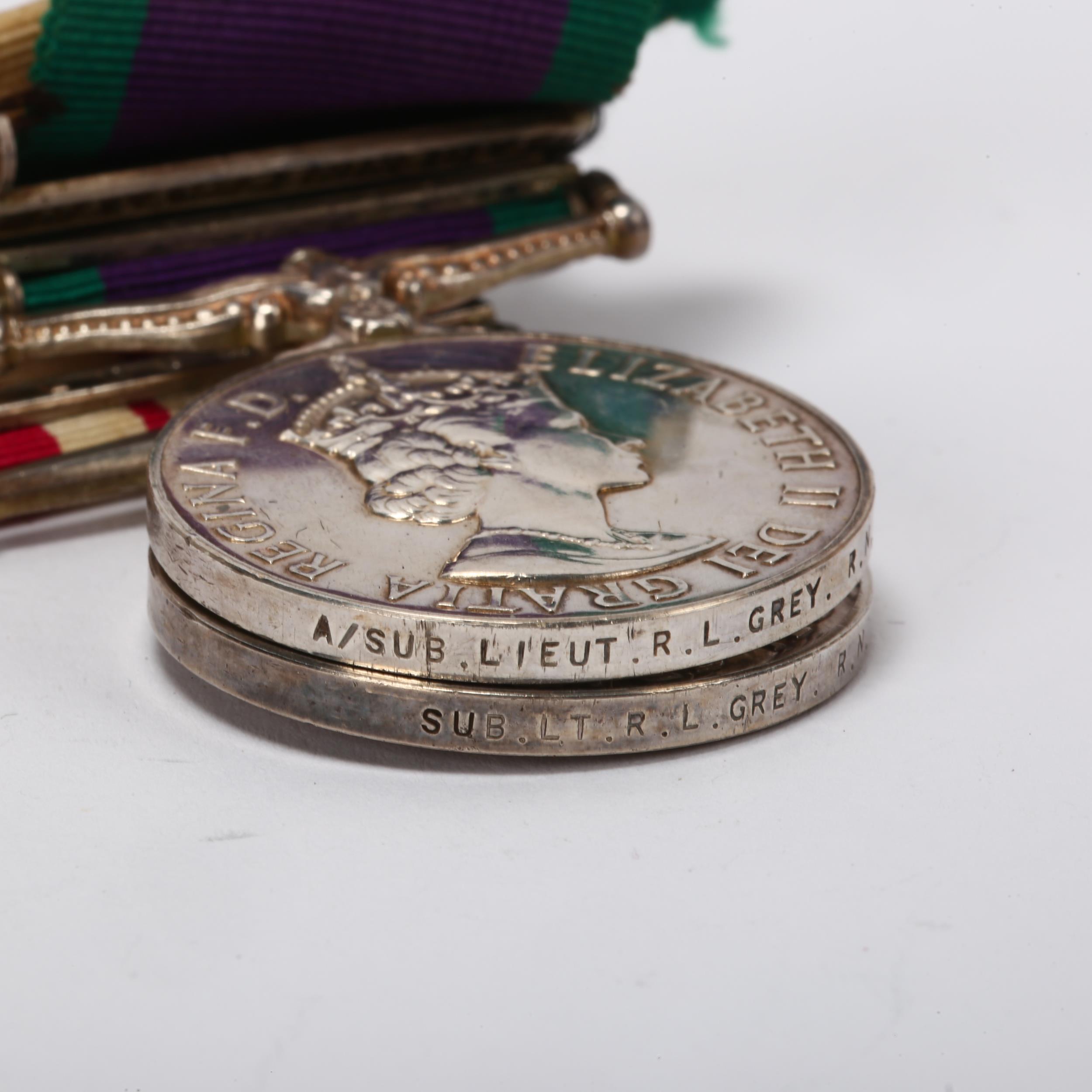 Navy General Service medal with Brunei bar, and Campaign Service medal with Borneo and Malay - Image 3 of 3