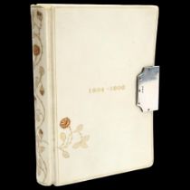 A unique handwritten book of love poems given to Jessie Rose (opera singer and stage actress),
