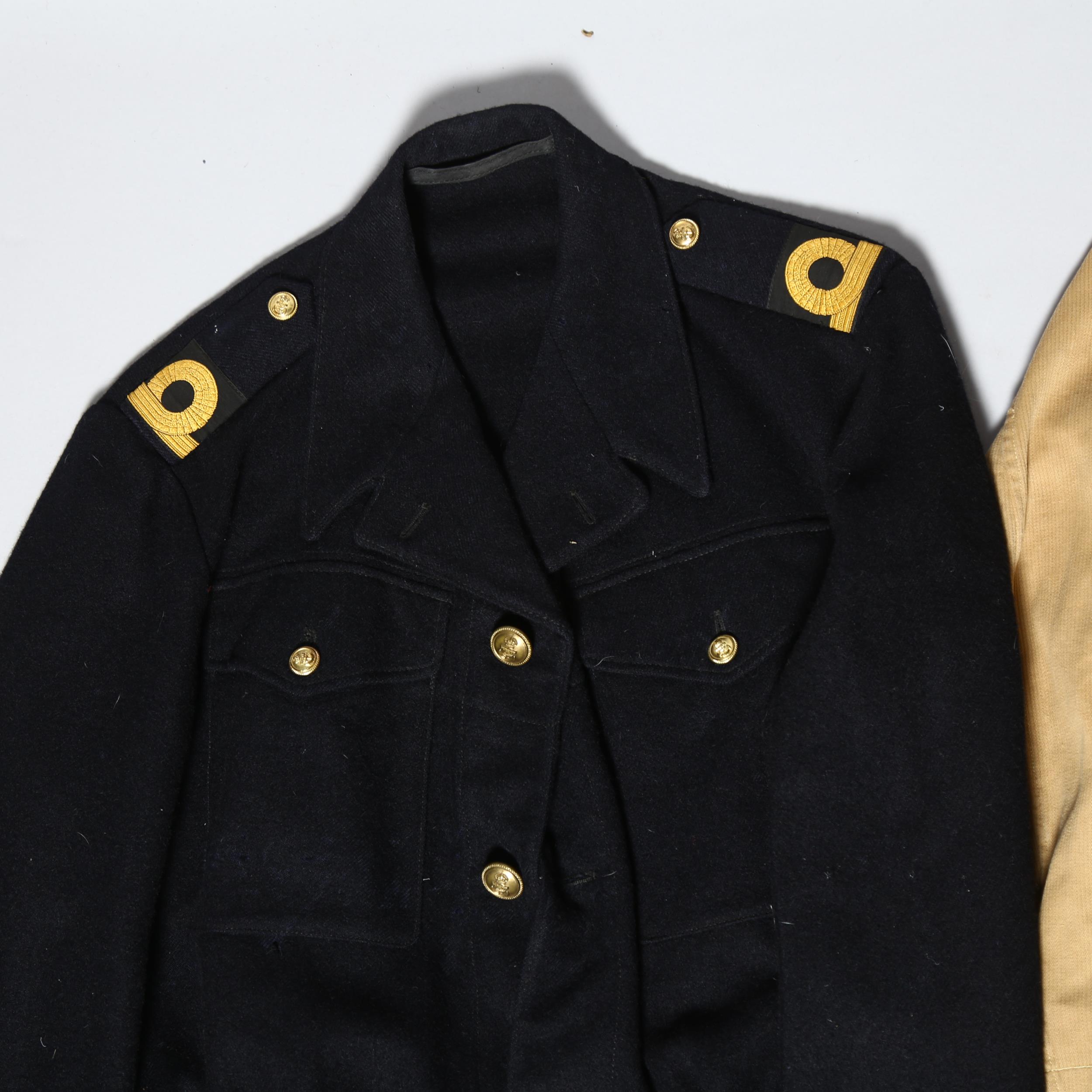 A rare Great War Period French formal tunic, and a Second War Royal Navy jacket dated 1944 (2) - Image 3 of 3