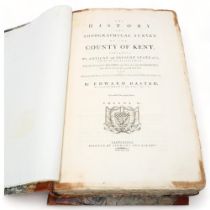 The History And Topographical Survey Of The County Of Kent, by Edward Hasted, 2 volumes published