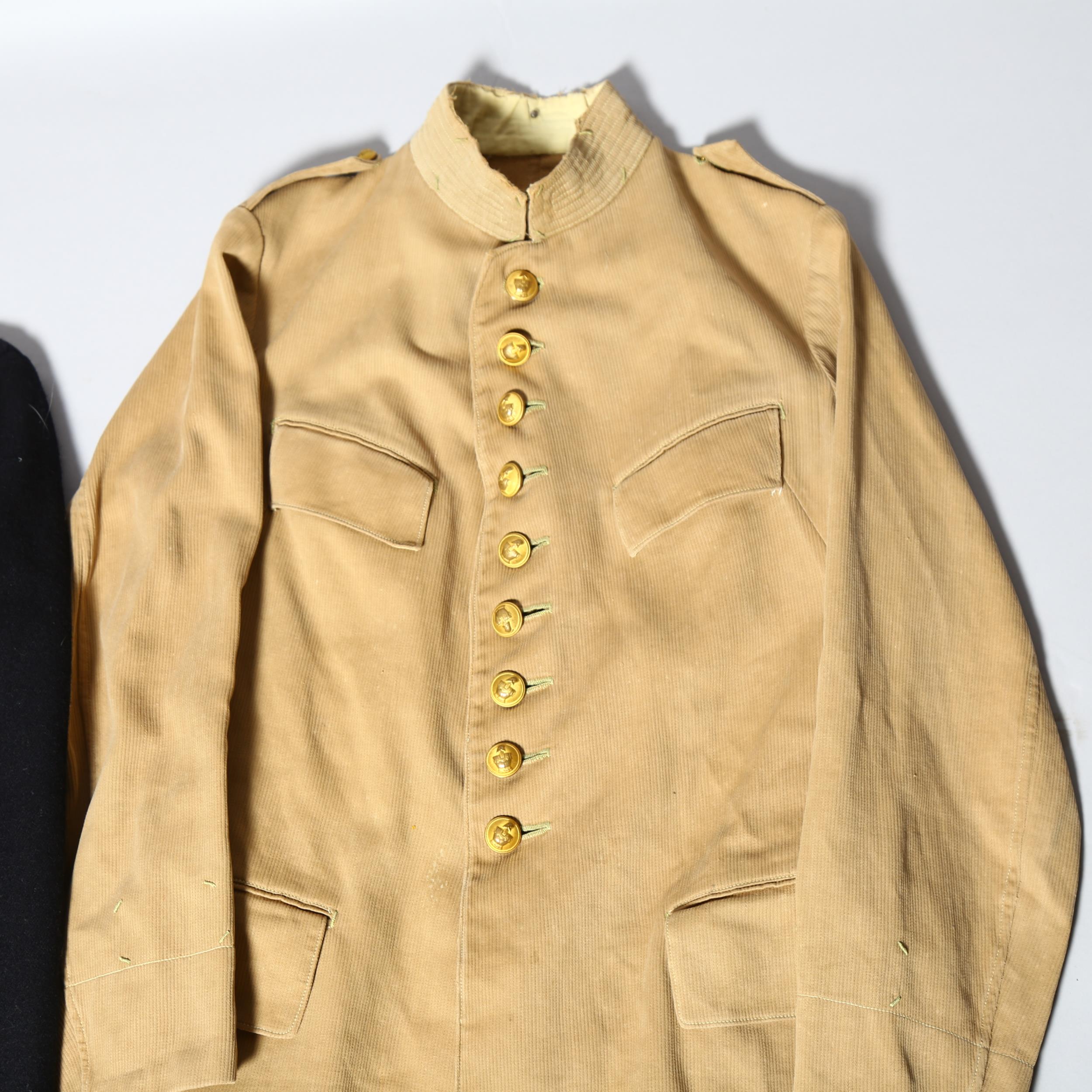 A rare Great War Period French formal tunic, and a Second War Royal Navy jacket dated 1944 (2) - Image 2 of 3