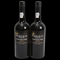 Fonseca 2007 Vintage Port, x 2 bottles, 75cl each