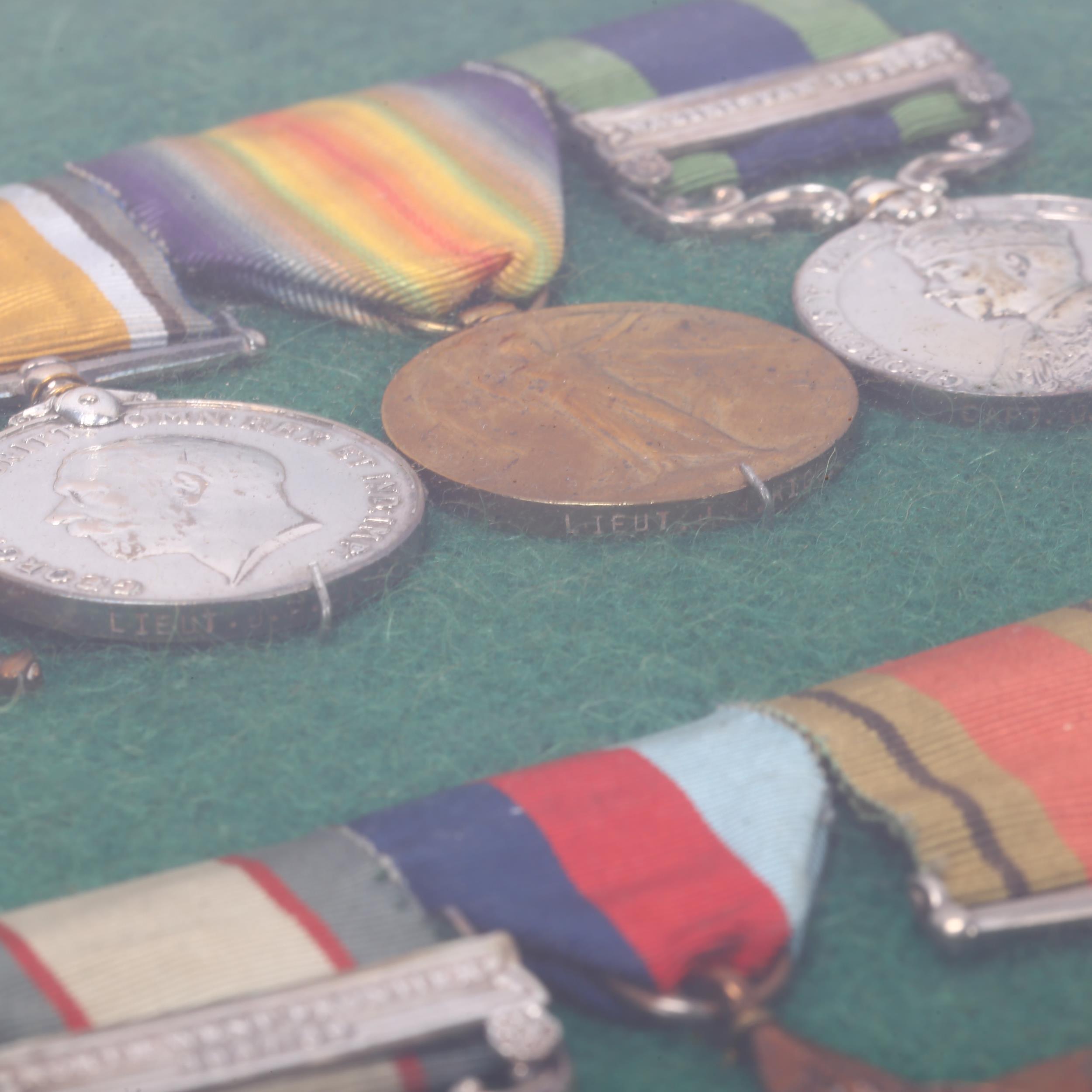 A group of 8 Great War and Second War Service medals, awarded to Major JH Rigg, 8th Punjab Regiment, - Image 3 of 3