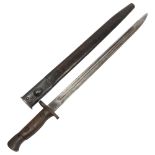 A Great War Sanderson 1907 pattern bayonet and scabbard