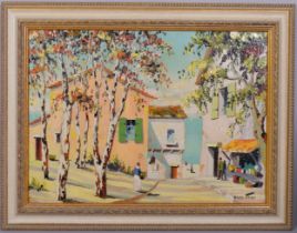 Cecil Rochfort D'Oyly-John (1906 - 1993), Beaulieu near Nice, oil on canvas, signed, 41cm x 57cm,