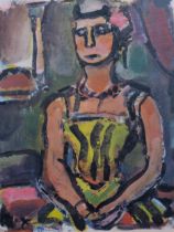 Georges Rouault (1871 - 1958), Divertesement, published 1943, image 26cm x 20cm, framed Image in