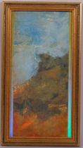 Alan Rankle, study for Roan Minor III 2003, oil on board, signed verso, 29cm x 12cm, framed Good