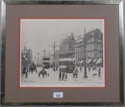Arthur Delaney (1927 - 1987), Manchester street, lithograph, signed in pencil, no. 74/80, image 25cm