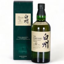 The Hakushu 12 Yr Old Single Malt Japanese Whisky, boxed, 43%, 70cl, boxed