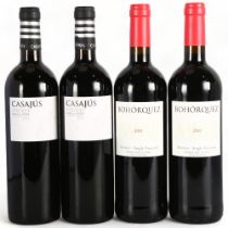 Ribeiro del Duero. Bohorquez 2010 x 2 bottles. Antiguos Vinedos 2011, Calvo Casajus x 2 bottles.