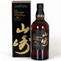 The Yamazaki 18 Yr Old Japanese Single Malt Whisky, Suntory Whisky, 43%, 70cl , boxed