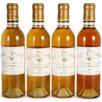 Chateau Rieussec 2005, Sauternes. 4 x 37.5cl half bottles. 97 points Vinous. 96 points Wine