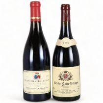 Cotes-de-Nuits Villages 1996, Jayer-Gilles x 1 bottle. Pernand-Vergelesses 1996, Remoissenet Pere et