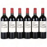 Chateau Grand Village 2019, Bordeaux Superieur x 1 case of 6 bottles. 93 points Wine Advocate.