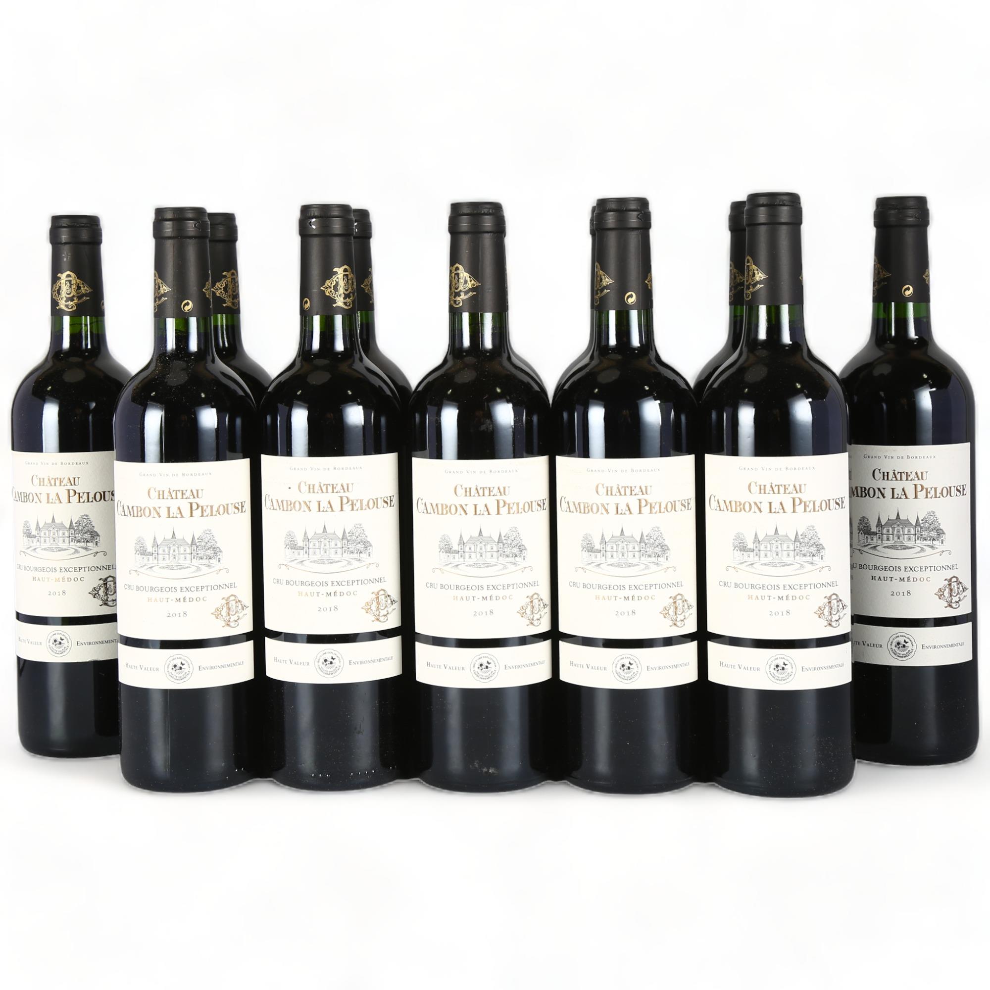 Chateau Cambon La Pelouse 2018, Haut-Medoc x 12 bottles. 92 points Decanter. Bordeaux red wine.