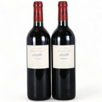 Chateau Fougas Maldoror 2001, Cotes de Bourg x 2 bottles. Bordeaux red wine.