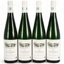 Mosel Scharzhof Riesling 1999, Egon Muller x 4 bottles. Germany dry white wine.